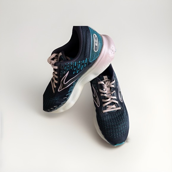 Brooks Glycerin 20 Women's Size 10 B Navy Teal Running Shoes Sneakers - Picture 4 of 7